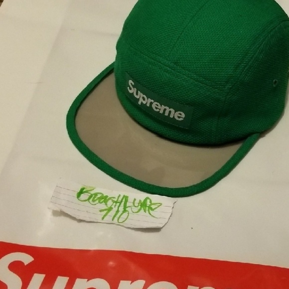 supreme pique angler camp cap